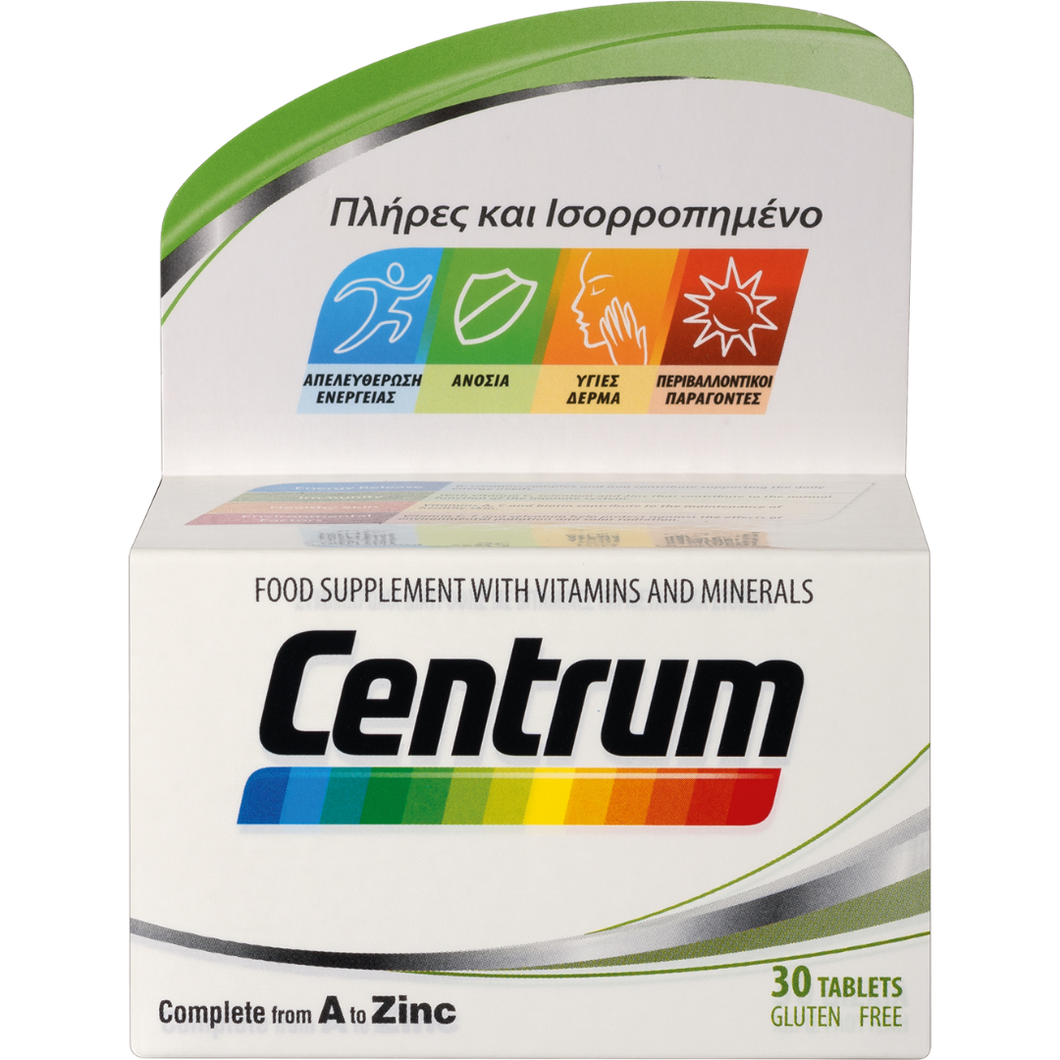 CENTRUM A-ZINC x 30